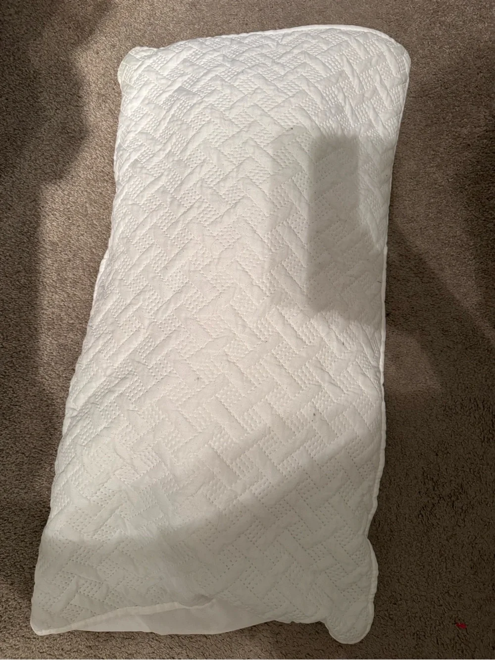 King Bed White Quilt Set 3 Piece